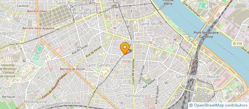 localisation de l'entreprise FLEURS & INTERIEURS  BORDEAUX