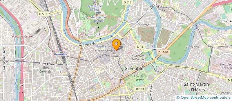 localisation de l'entreprise FLEURS INVEST à GRENOBLE