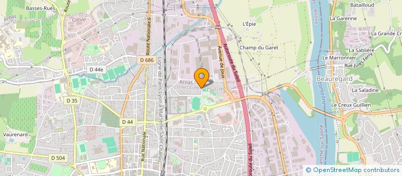 localisation de l'entreprise FLEURS.ME  ARNAS