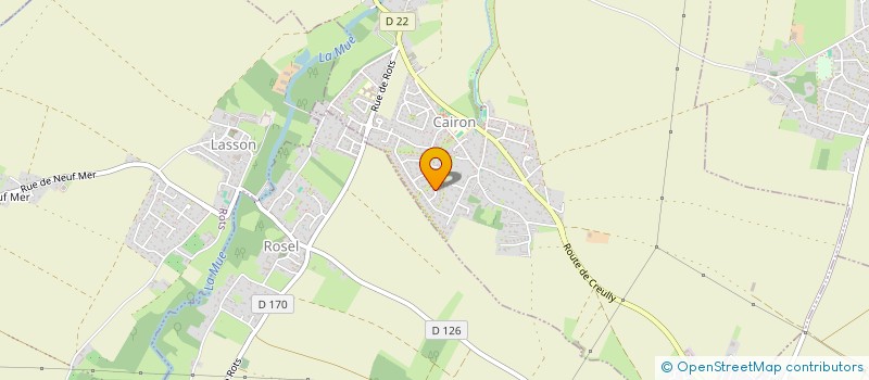 localisation de l'entreprise FLEURS MMJ  CAIRON