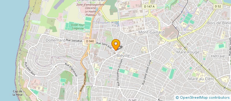 localisation de l'entreprise FLEURS MYNA à LE HAVRE