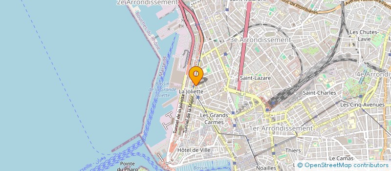 localisation de l'entreprise FLEURS O MEDITERRANEE LA JOLIETTE à MARSEILLE
