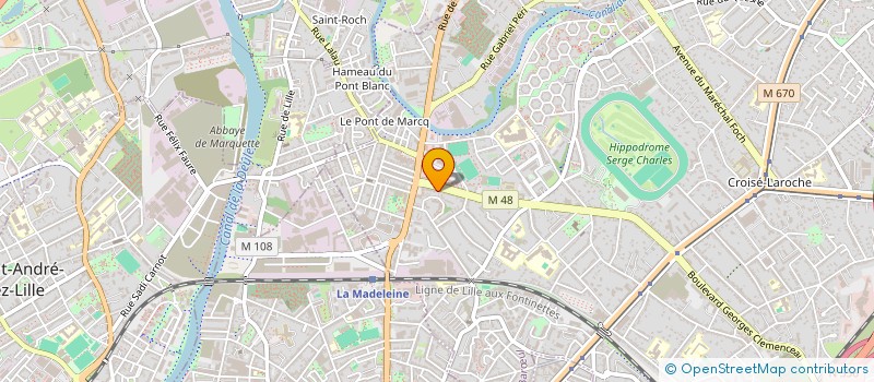 localisation de l'entreprise FLEURS OFFICES à MARCQ-EN-BARŒUL