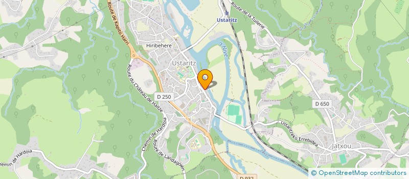 localisation de l'entreprise FLEURS PASSION  USTARITZ