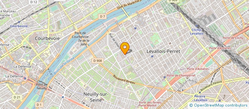 localisation de l'entreprise FLEURS RELAIS à LEVALLOIS-PERRET