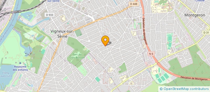 localisation de l'entreprise FLEURS SERVICES  VIGNEUX-SUR-SEINE