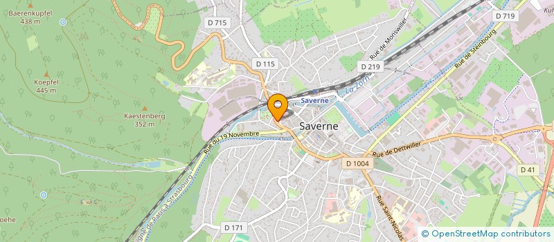 localisation de l'entreprise FLEURS SEYLLER à SAVERNE