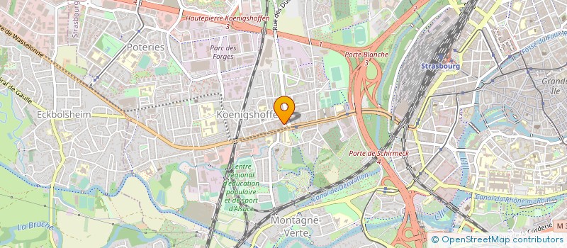 localisation de l'entreprise FLEURS VERTIGE à STRASBOURG