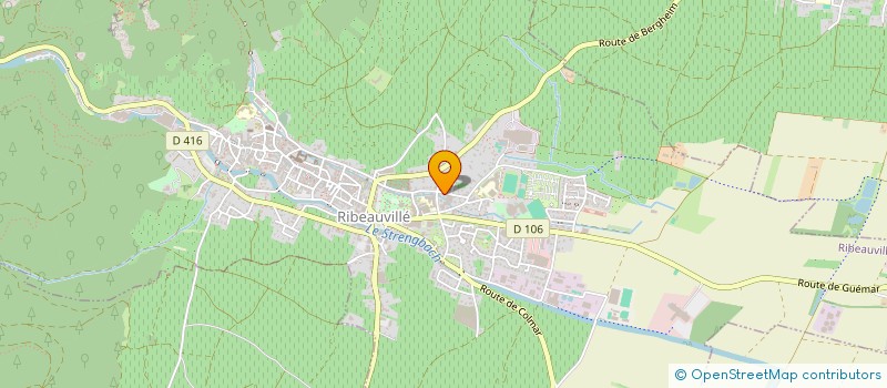 localisation de l'entreprise FLEURS WURTZ  RIBEAUVILLE