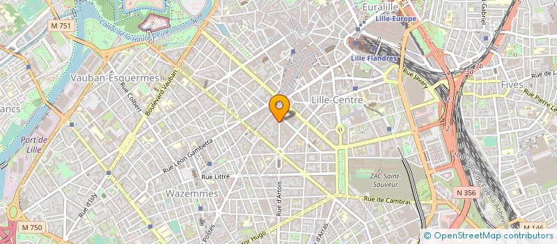 localisation de l'entreprise FLEURUS IMMOBILIER à LILLE