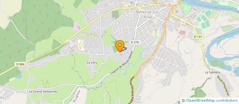 localisation de l'entreprise FLEURUS S A  BELLERIVE-SUR-ALLIER