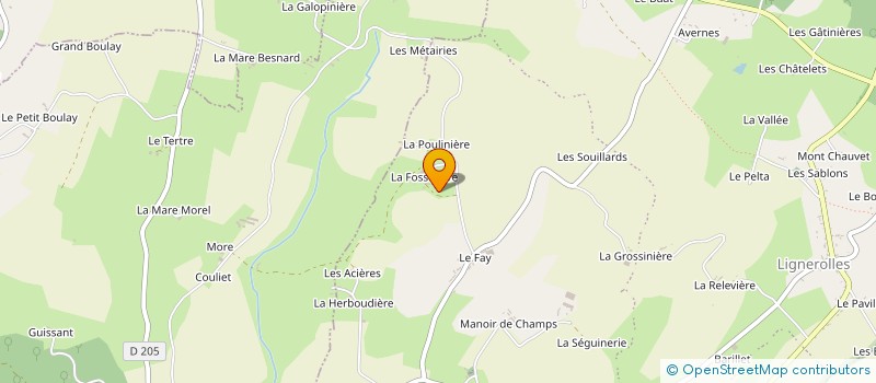 localisation de l'entreprise FLEURY à TOUROUVRE AU PERCHE