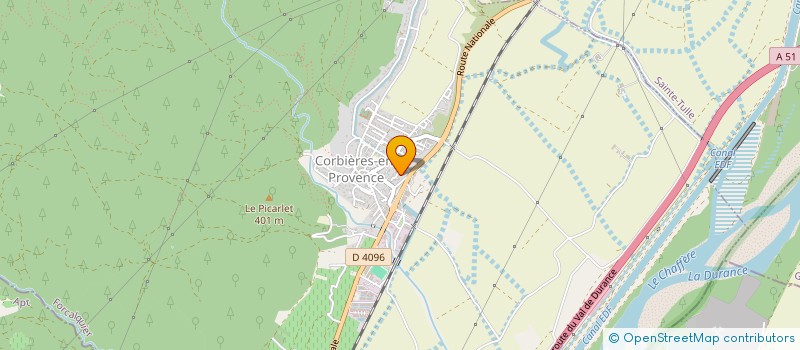 localisation de l'entreprise FLEURY à CORBIERES-EN-PROVENCE