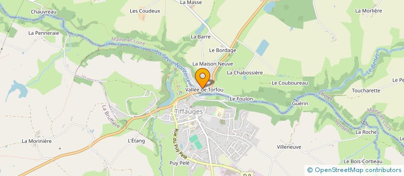 localisation de l'entreprise FLEURY à SEVREMOINE