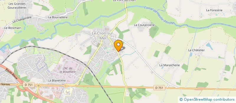 localisation de l'entreprise FLEURY  PORNIC