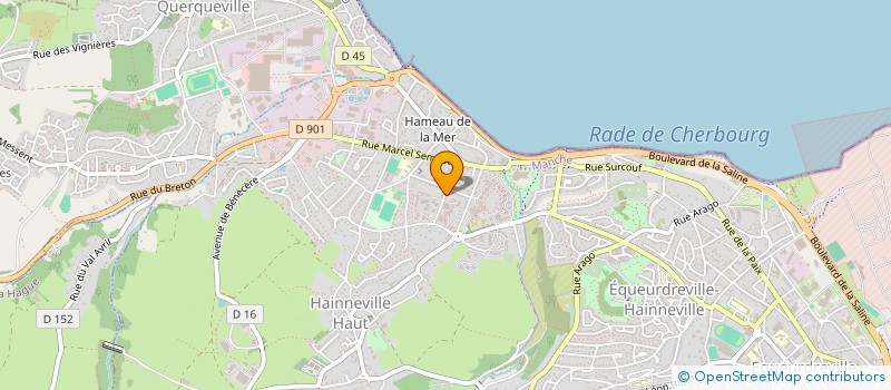 localisation de l'entreprise FLEURY à CHERBOURG-EN-COTENTIN
