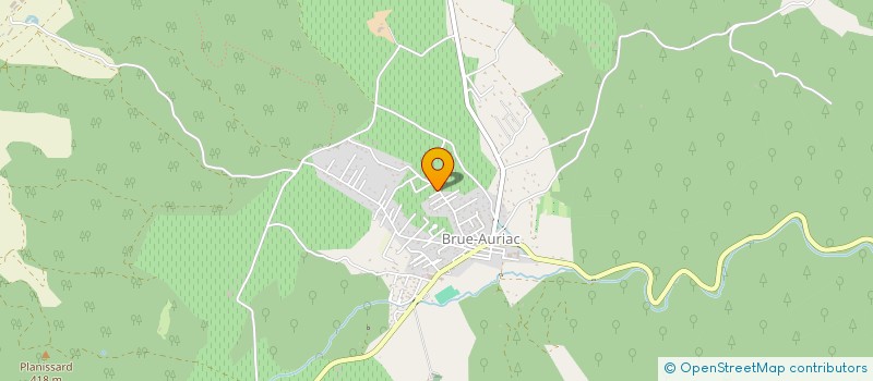 localisation de l'entreprise FLEURY ACCOMPAGNEMENT ET CONSEIL EN ENTREPRISE  BRUE-AURIAC