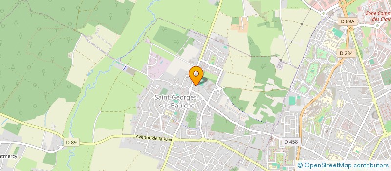 localisation de l'entreprise FLEURY ACCUEIL SANTE  SAINT-GEORGES-SUR-BAULCHE