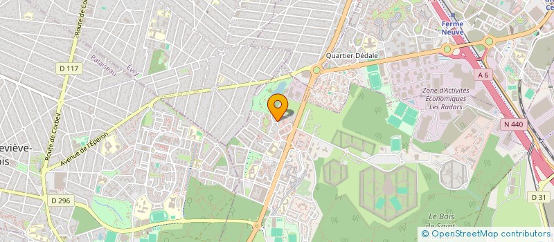 localisation de l'entreprise FLEURY BASKET BALL  FLEURY-MEROGIS