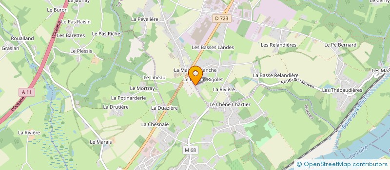 localisation de l'entreprise FLEURY CAMILLE à LE CELLIER