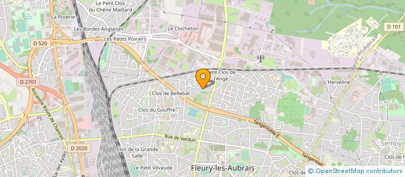 localisation de l'entreprise FLEURY CITOYEN à FLEURY-LES-AUBRAIS