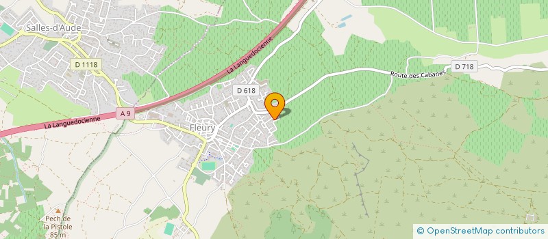 localisation de l'entreprise FLEURY CONSTRUCTION  FLEURY