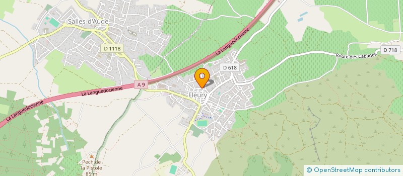 localisation de l'entreprise FLEURY FOOTBALL CLUB  FLEURY