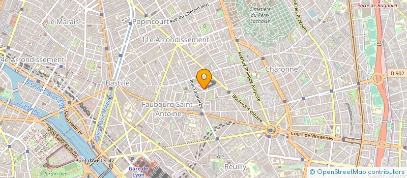 localisation de l'entreprise FLEURY HURBAIN LEGRAND PIEL SARL à PARIS