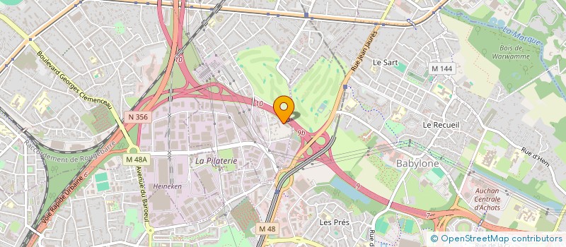 localisation de l'entreprise FLEURY LEGRAND à WASQUEHAL