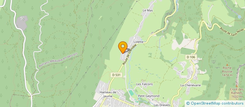 localisation de l'entreprise FLEURY MANAGMENT & INVEST à LANS-EN-VERCORS