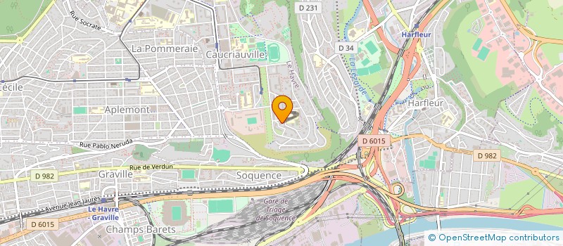 localisation de l'entreprise FLEURY MARKET à LE HAVRE