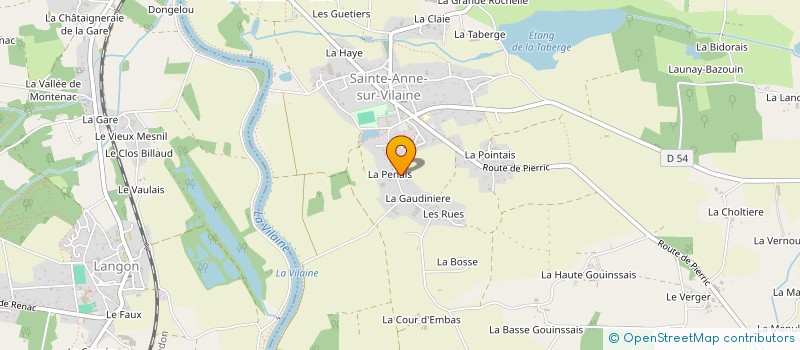 localisation de l'entreprise FLEURY MICHEL ET LAURENCE  SAINTE-ANNE-SUR-VILAINE