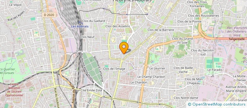 localisation de l'entreprise FLEURY OPTIQUE SARL à FLEURY-LES-AUBRAIS