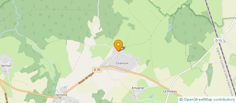 localisation de l'entreprise FLEURY PAYSAGE  LA ROCHE-EN-BRENIL