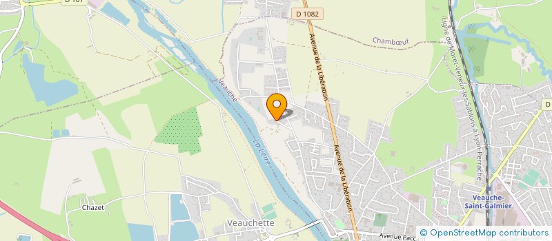 localisation de l'entreprise FLEURY PLOMBERIE CHAUFFAGE  VEAUCHE