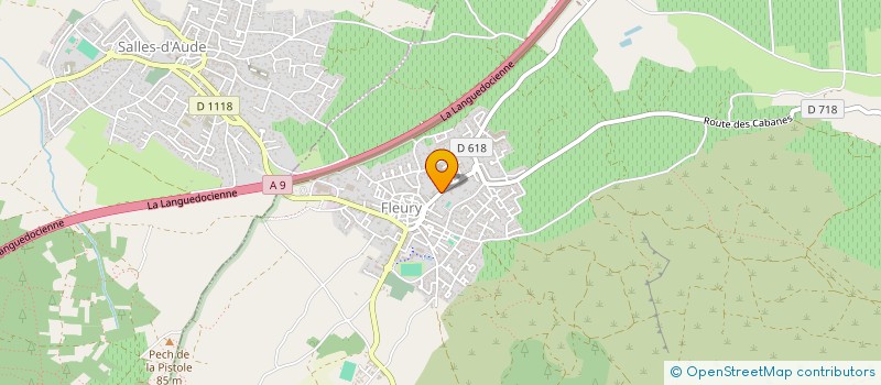 localisation de l'entreprise FLEURY SUB ONZE  FLEURY