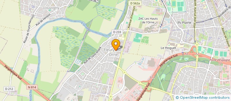 localisation de l'entreprise FLEURY SUR ORNE BASKET  FLEURY-SUR-ORNE