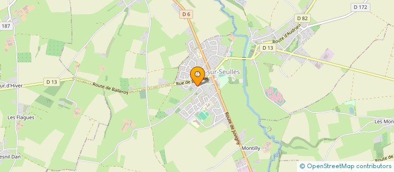 localisation de l'entreprise FLEURY SUR ORNE PETANQUE  TILLY-SUR-SEULLES