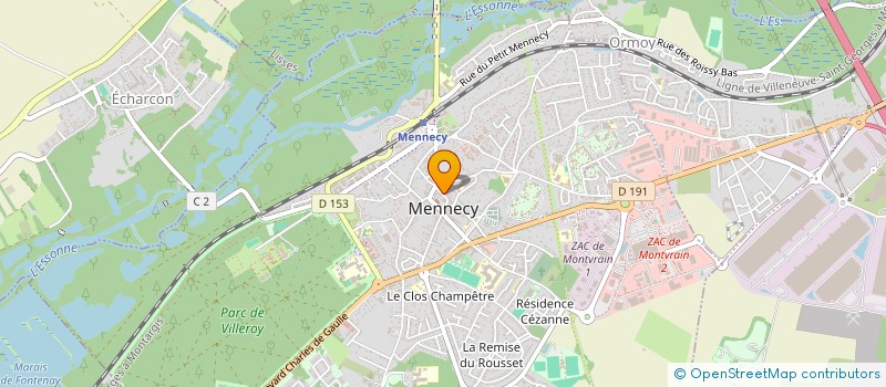 localisation de l'entreprise FLEURY VAL à MENNECY