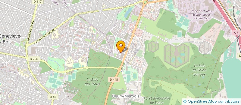 localisation de l'entreprise FLEURYDIS à FLEURY-MEROGIS