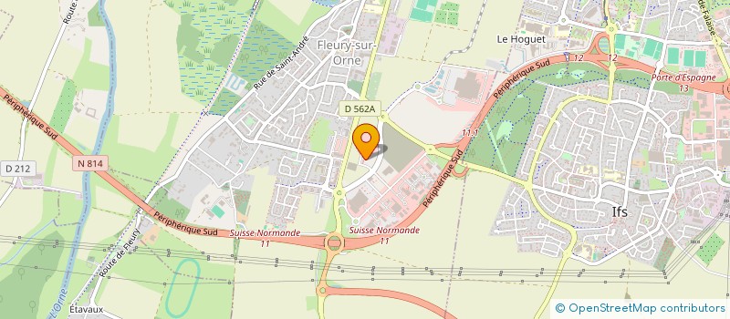 localisation de l'entreprise FLEURYSEC  FLEURY-SUR-ORNE