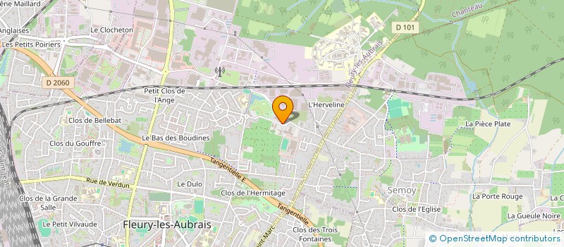 localisation de l'entreprise FLEURYSSOISE à FLEURY-LES-AUBRAIS