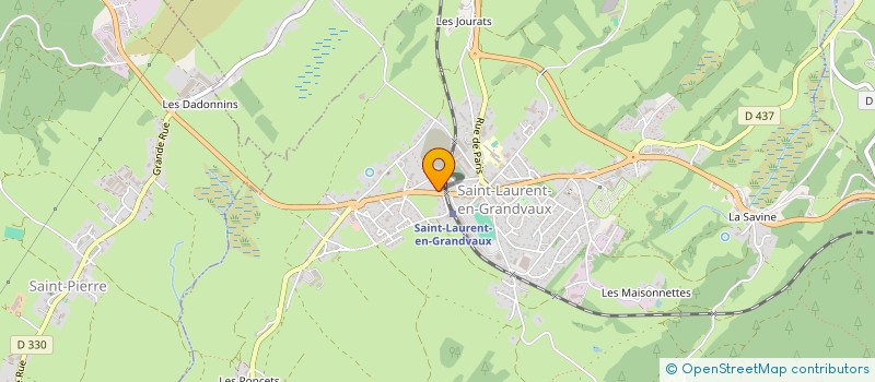 localisation de l'entreprise FLEUVE DU PARADIS  SAINT-LAURENT-EN-GRANDVAUX