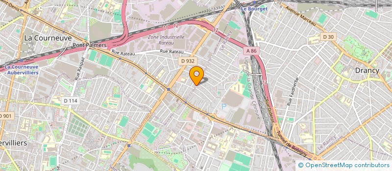 localisation de l'entreprise FLEUVE JAUNE à LA COURNEUVE
