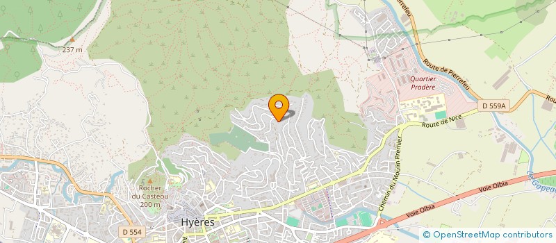 localisation de l'entreprise FLEX à HYERES