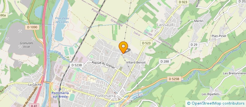 localisation de l'entreprise FLEX'ALPES EURL à PONTCHARRA
