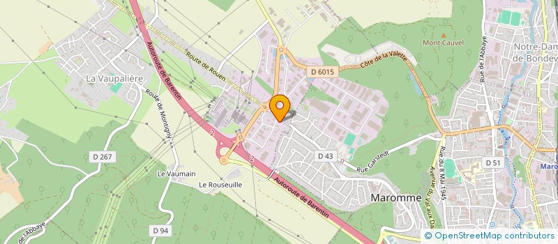 localisation de l'entreprise FLEX AUTO  LA VAUPALIERE