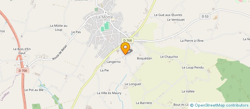 localisation de l'entreprise FLEX BAT à LA MOTTE