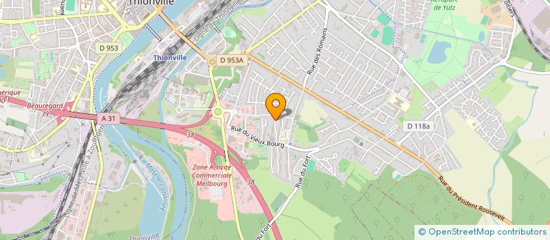 localisation de l'entreprise FLEX CARRELAGE  YUTZ