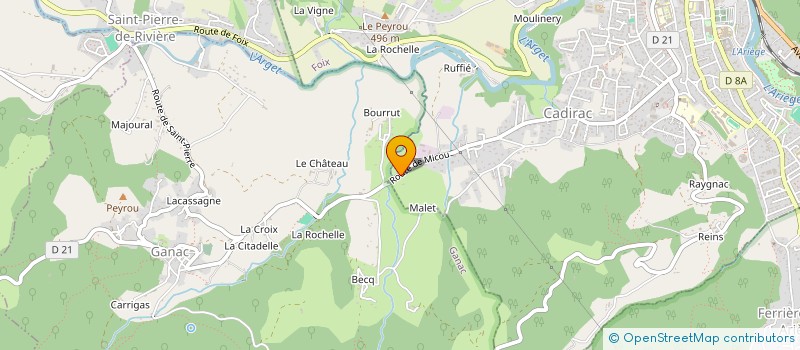 localisation de l'entreprise FLEX CONNEXION à FOIX